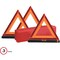 Deflecto Emergency Warning Triangle Kit, w/3 Warnings, Orange/Red DEF73071100 - alternate 2